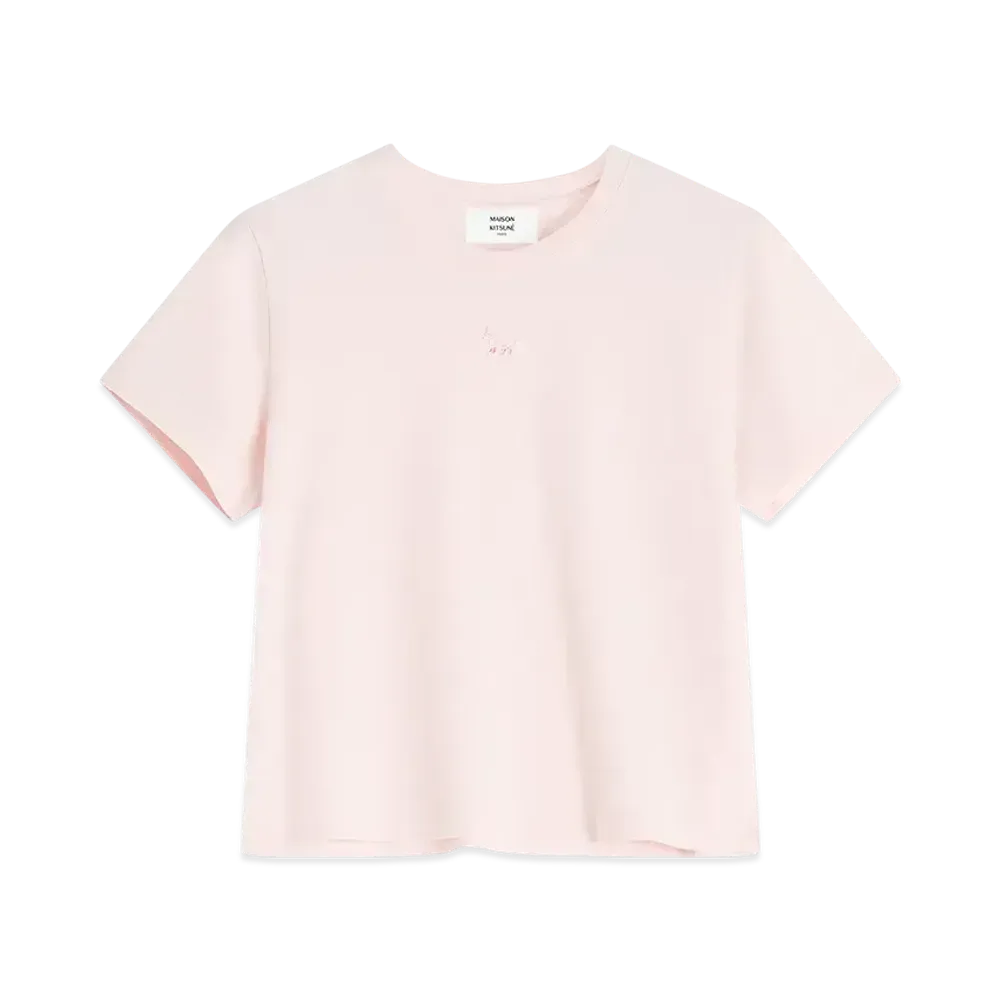 Maison Kitsune Baby Fox Patch Baby T-shirt "Rosewater"