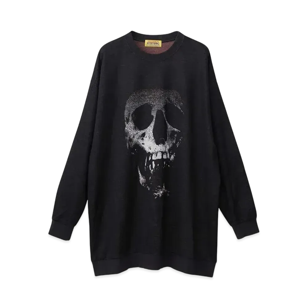 HYSTERIC GLAMOUR Skull Berry Jacquard Dress "Black"