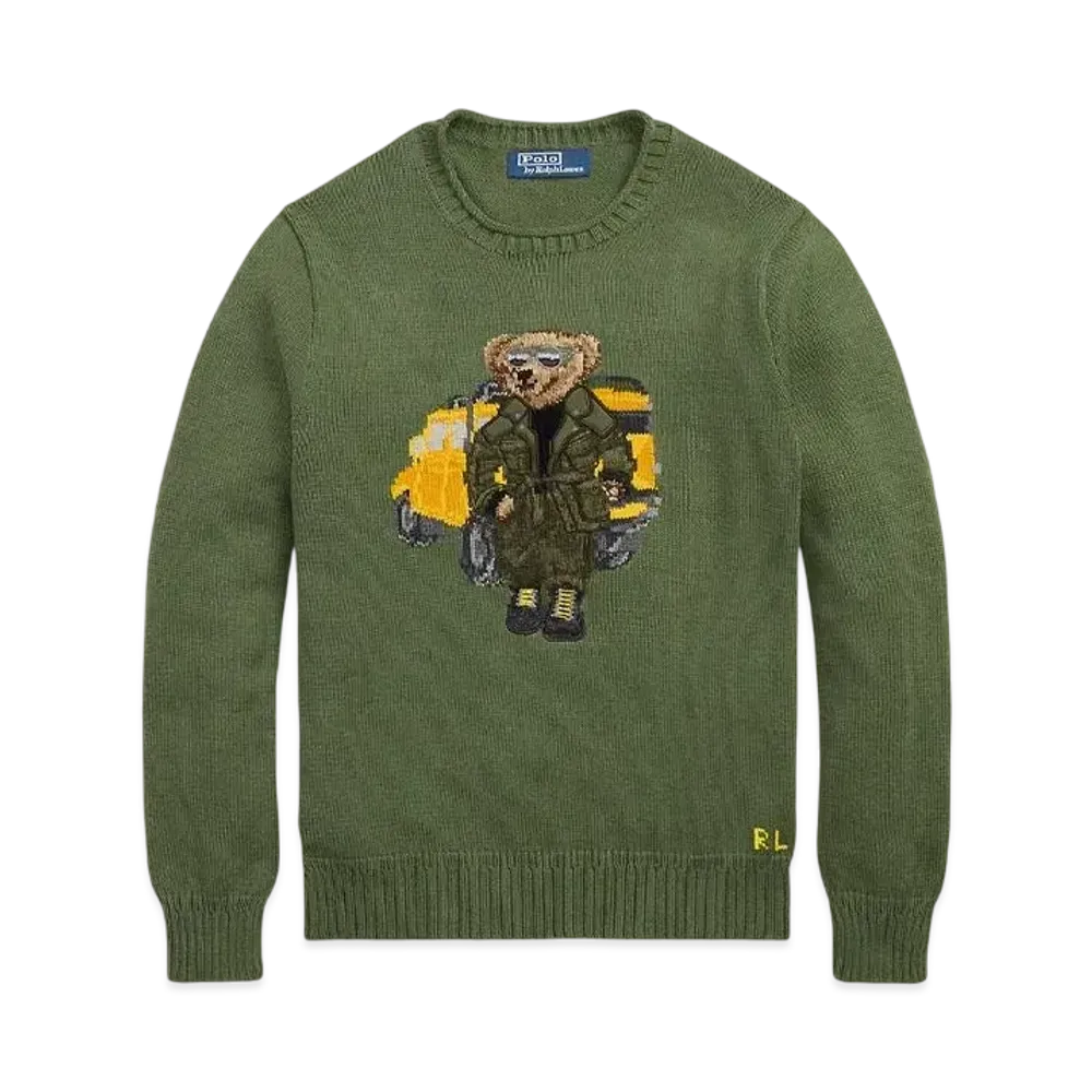 Polo Ralph Lauren Polo Bear Roll Neck Sweater "Green"
