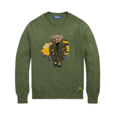 Polo Ralph Lauren Polo Bear Roll Neck Sweater "Green"