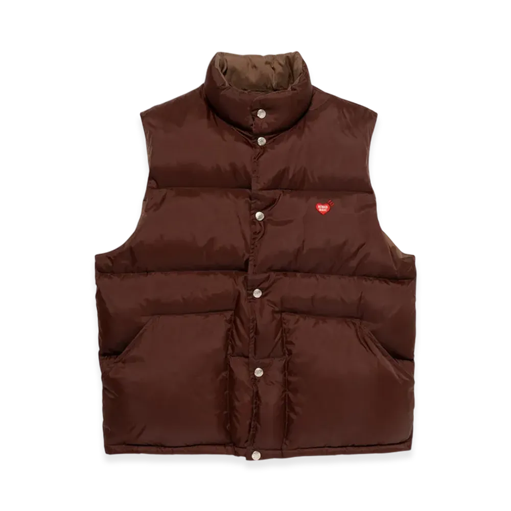 HUMAN MADE Down Vest "Brown"
