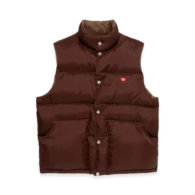 HUMAN MADE Down Vest "Brown"