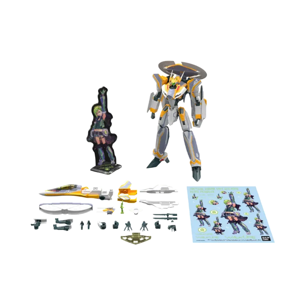 BANDAI "HIGH GRADE" -MACROSS DELTA- HG 1/100 VF-31E Siegfried (Chuck Mustang's Unit) Deluxe Set