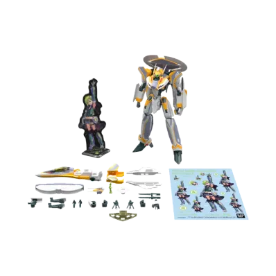 BANDAI "HIGH GRADE" -MACROSS DELTA- HG 1/100 VF-31E Siegfried (Chuck Mustang's Unit) Deluxe Set