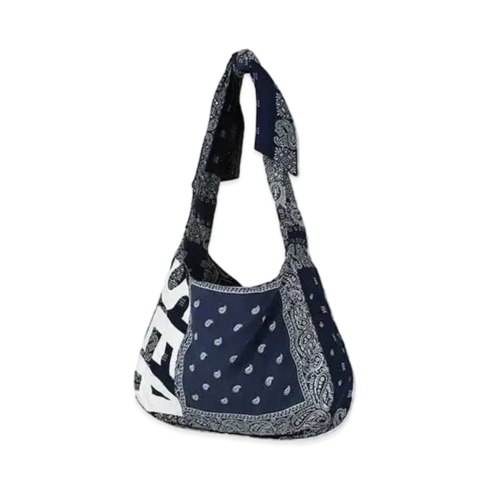 WIND AND SEA x MIYAGI HIDETAKA Bandana Body Bag "Blue"