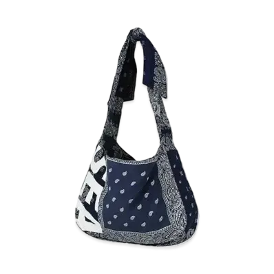 WIND AND SEA x MIYAGI HIDETAKA Bandana Body Bag "Blue"