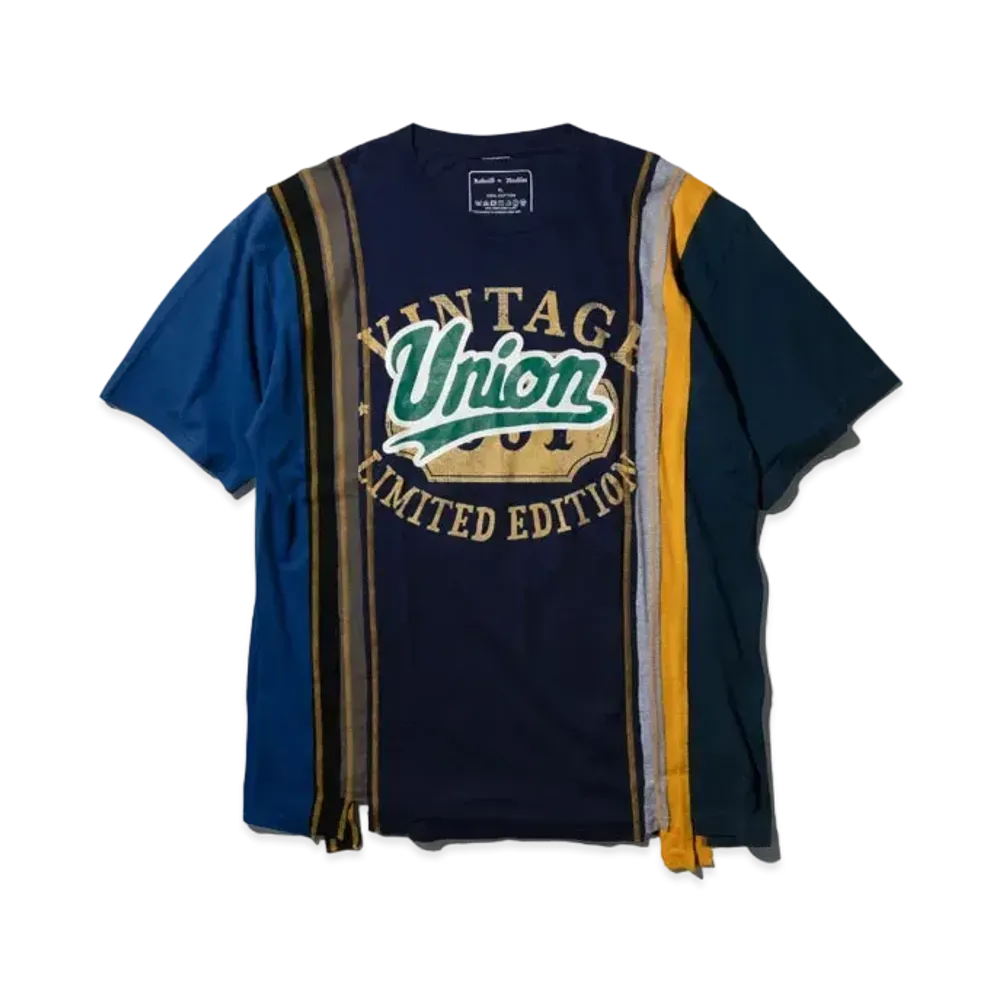 UNION x NEEDLES Rebuild 7 Cuts S/S Tee #6 "Green"