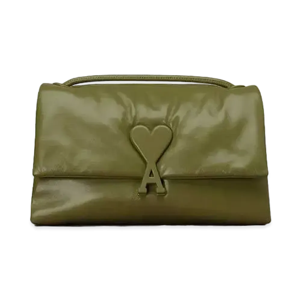 AMI PARIS Voulez-Vous Bag "Olive"