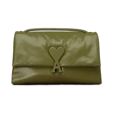 AMI PARIS Voulez-Vous Bag "Olive"