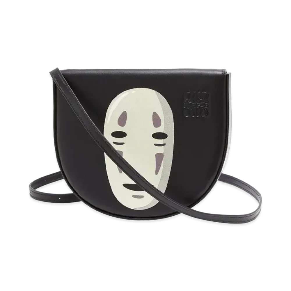 LOEWE x Spirited Away Kaonashi Mini Heel Bag In Soft Calfskin "Black"