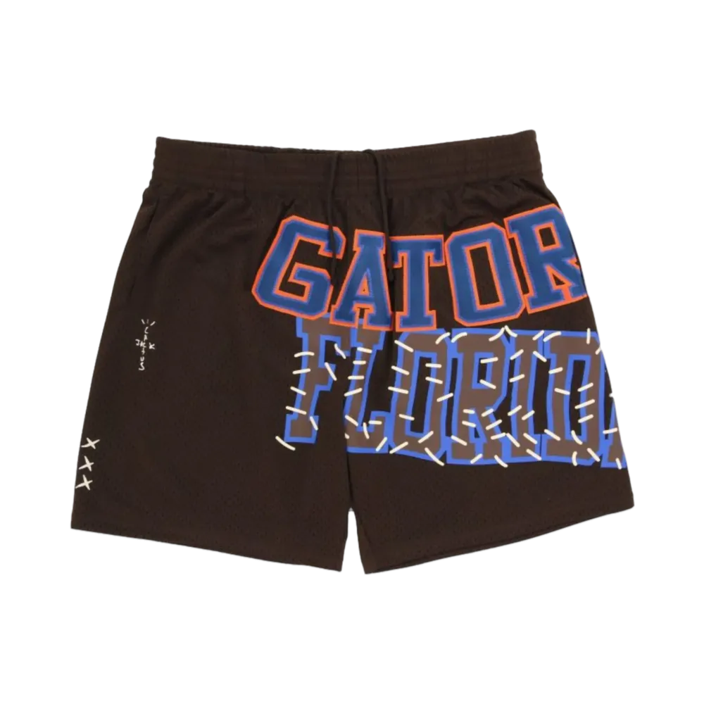 Travis Scott x M&N x University Of Florida Shorts "Brown"