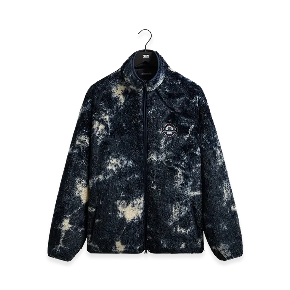 Kith x Columbia Ice Dye Sherpa Harper Jacket "Nocturnal"