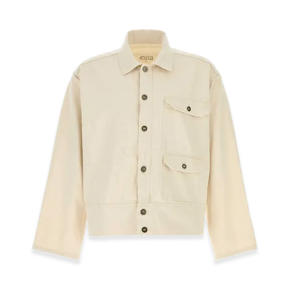 Maison Margiela Melange Sand Denim Jacket "Beige/Tan"