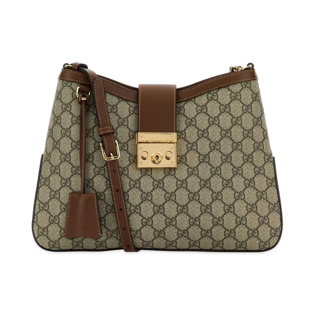 GUCCI Women's Padlock GG Medium Shoulder Bag "Beige"