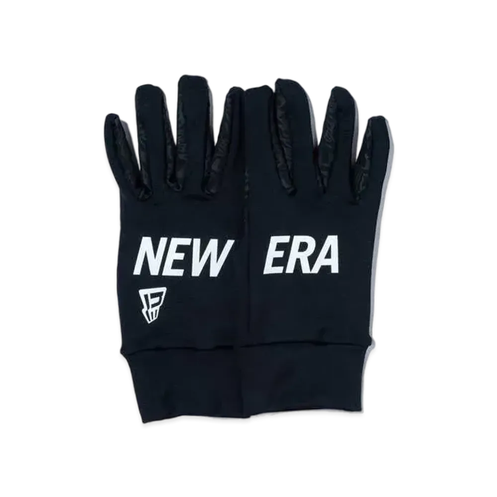 NEW ERA Fleece Warmer Glove Wordmark Logo "Black/Reflect White"