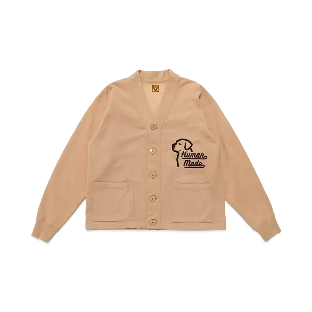 HUMAN MADE SWEATSHIRT CARDIGAN "Beige"