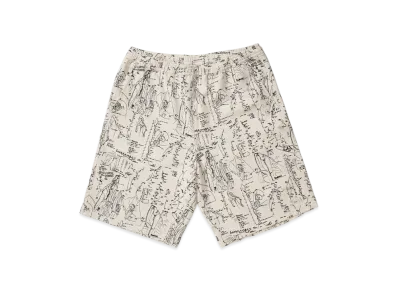 The North Face Aloha Rip Shorts "Half Dome Drawing Fossil Ivory"