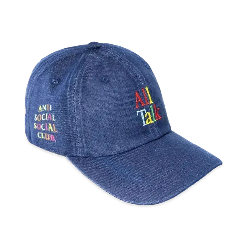 ANTI SOCIAL SOCIAL CLUB Hella Texts Cap "Blue"
