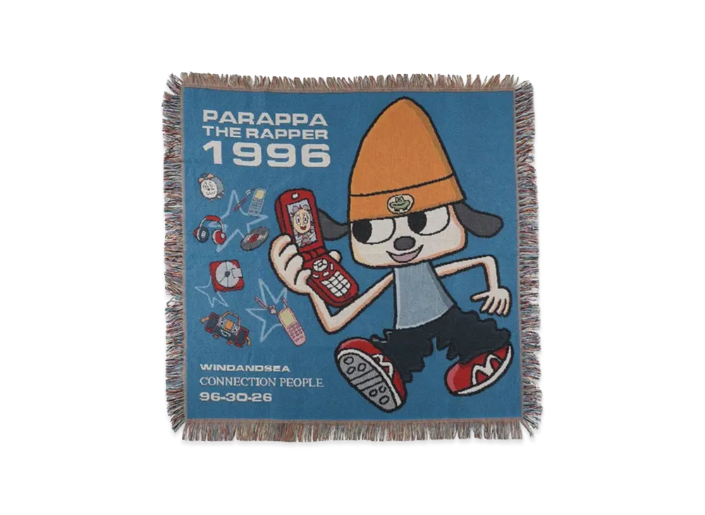 WIND AND SEA x Parappa The Rapper Blanket "Blue"