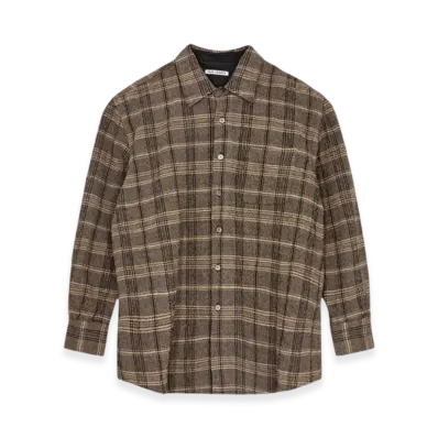 OUR LEGACY Above Shirt "Ecru Black Check"