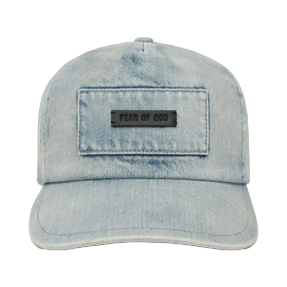 FEAR OF GOD Denim Trucker Hat "Light Indigo"