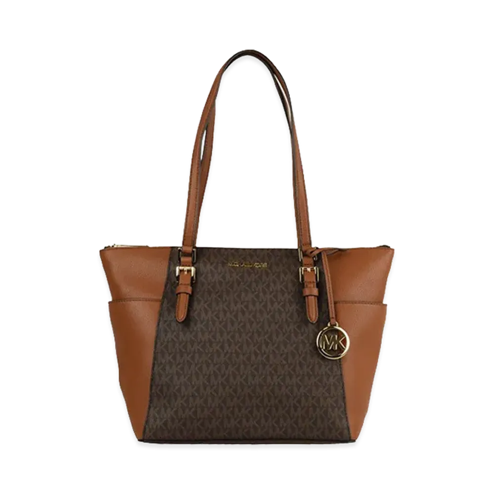 MICHAEL KORS Women's Charlotte Tote "Brown"