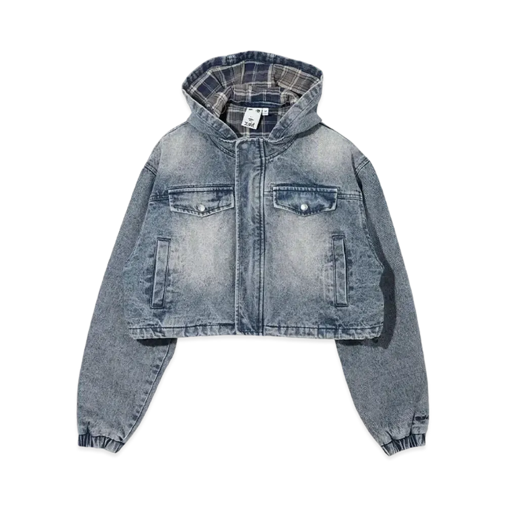 X-Girl Hooded Denim Jacket "Indigo"