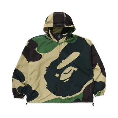 A BATHING APE ABC Camo Hooded Jacket "Green"