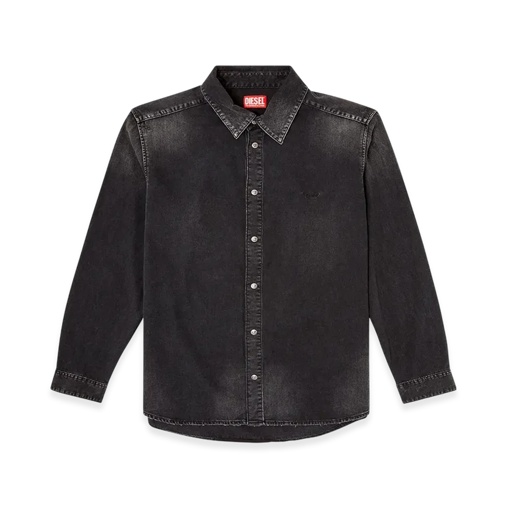 Diesel D-Simply Long-sleeve denim shirt "Black"