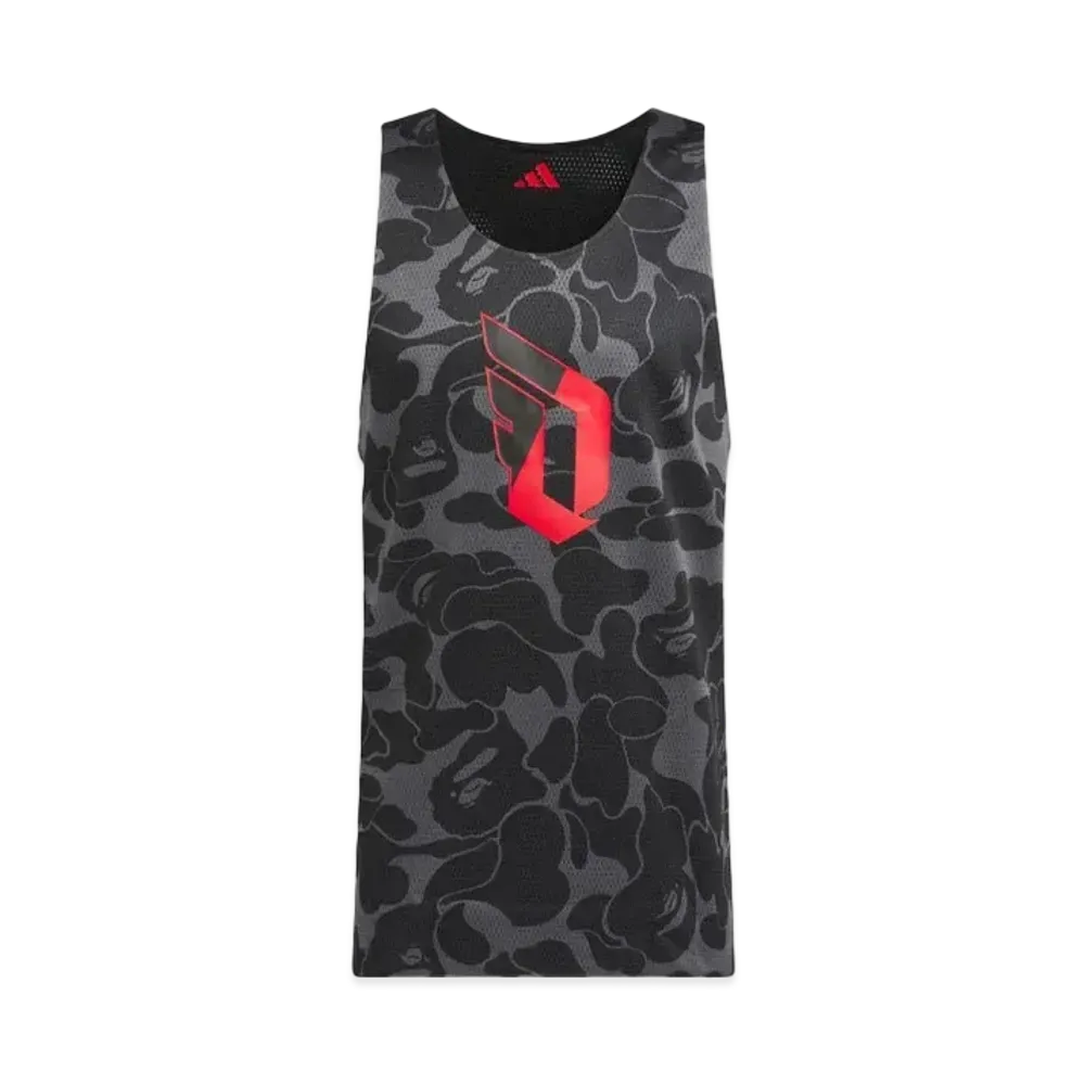 adidas Dame x A BATHING APE 9 Reversible Jersey "Carbon"