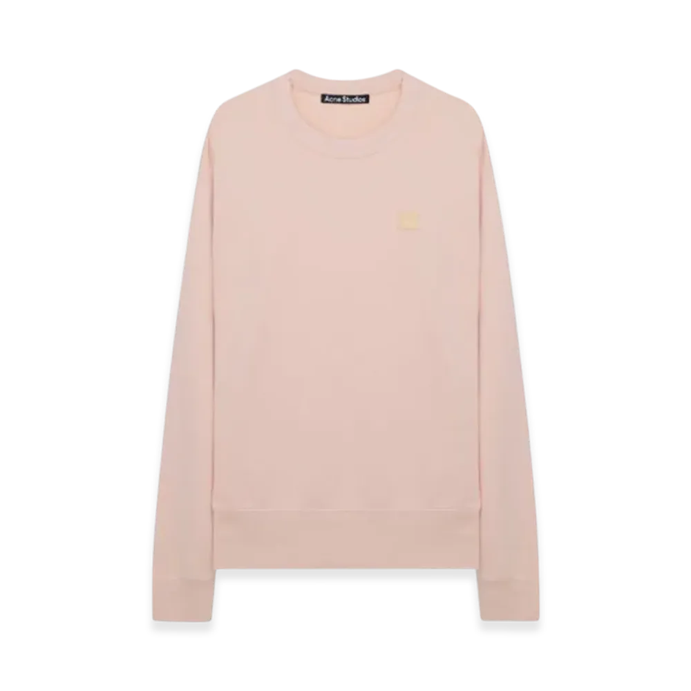 Acne Studios Face Crewneck Sweatshirt "Powder Pink"