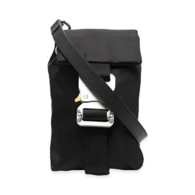 1017 ALYX 9SM Logo Buckle Shoulder Bag "Black"