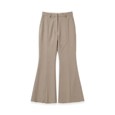 CLANE Women's Ankle Bell Bottom Pants "Grey"