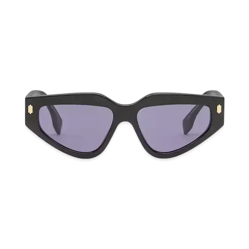 FENDI Roma Acetate Sunglasses "Black"