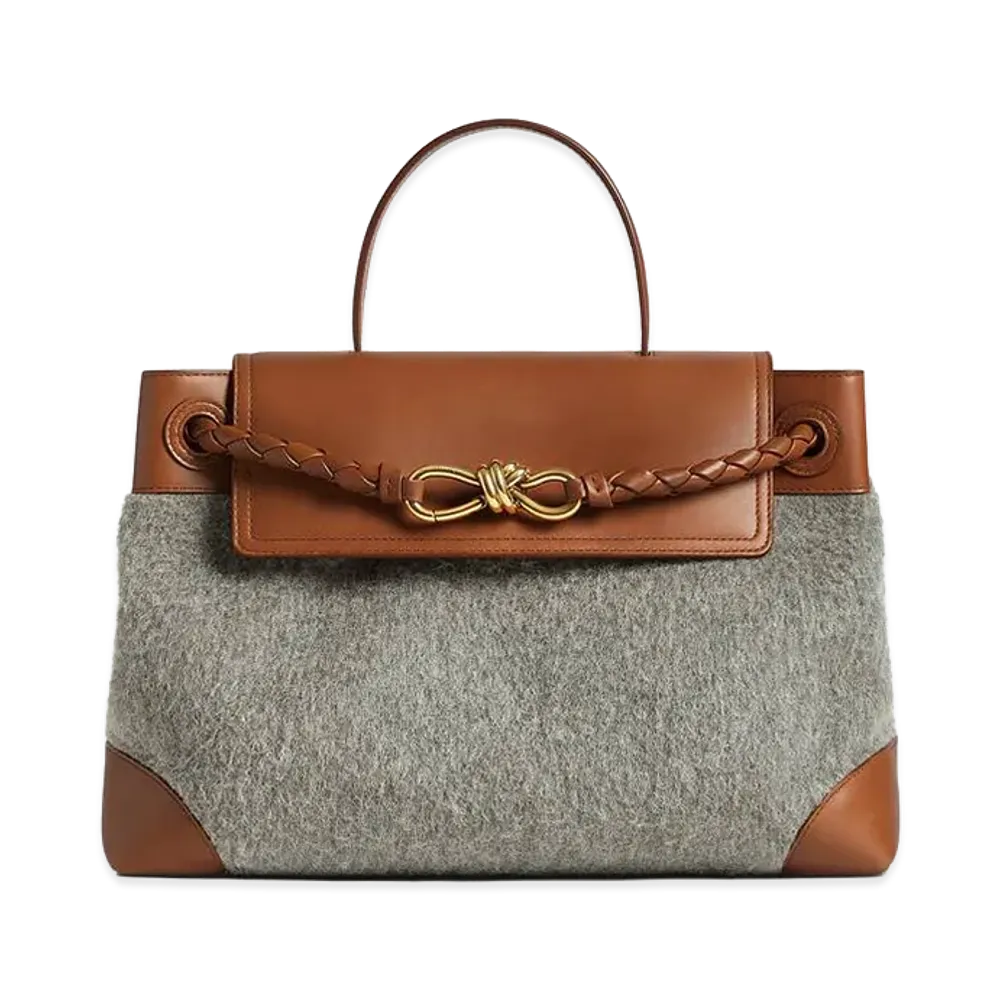 Bottega Veneta Ciao Ciao "Grey/Light Wood"