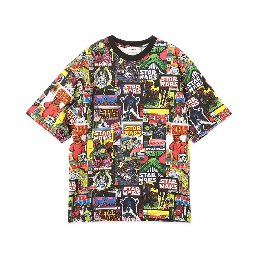 atmos x STAR WARS Comic Cover Pattern T-Shirt "Multi"