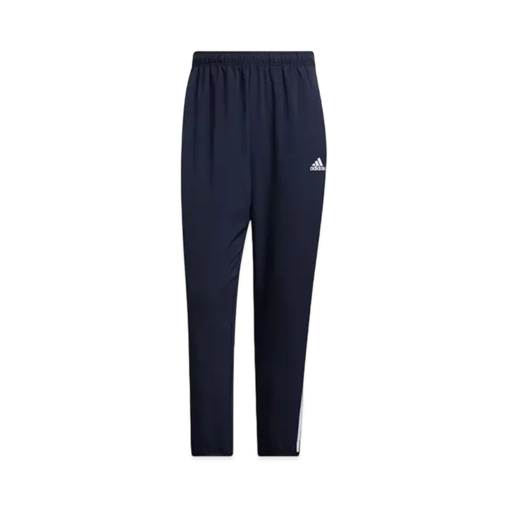 adidas Three Stripes Loose Fit Light Woven Track Pants "Legend Ink/White"