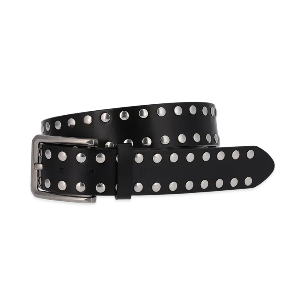WIND AND SEA Studs Leather Belt "Black"