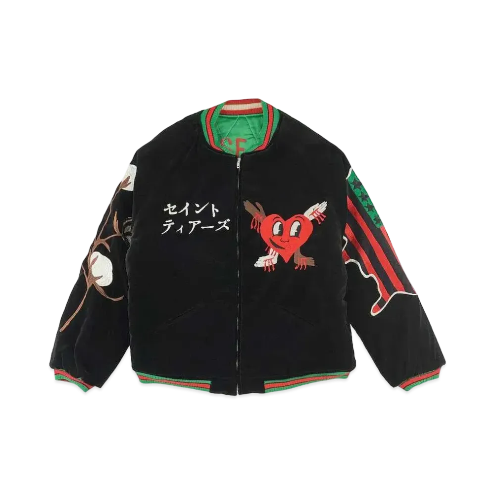SAINT Mxxxxxx × DENIM TEARS RVRSBL SUKAJYAN "Green"