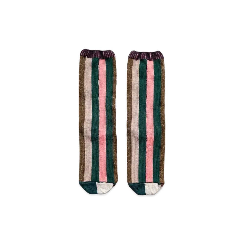 KAPITAL 96 Comfort Punching Socks "Green"