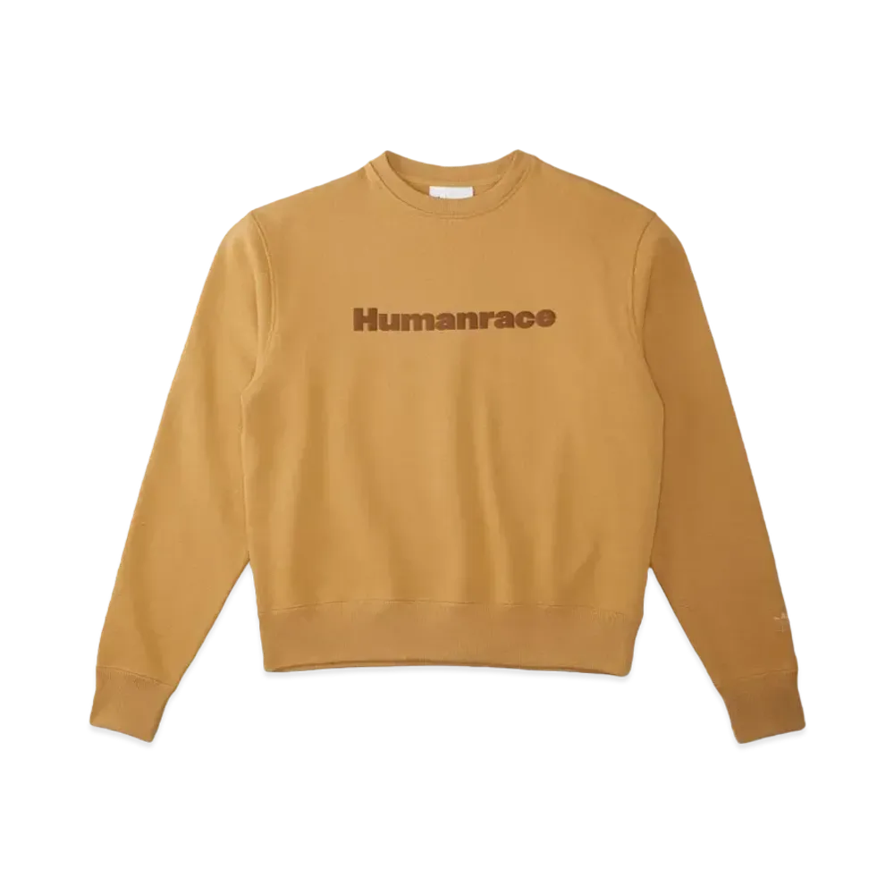 ADIDAS PHARRELL WILLIAMS BASIC CREW NECK SWEAT (GENDER NEUTRAL) "Golden Beige"