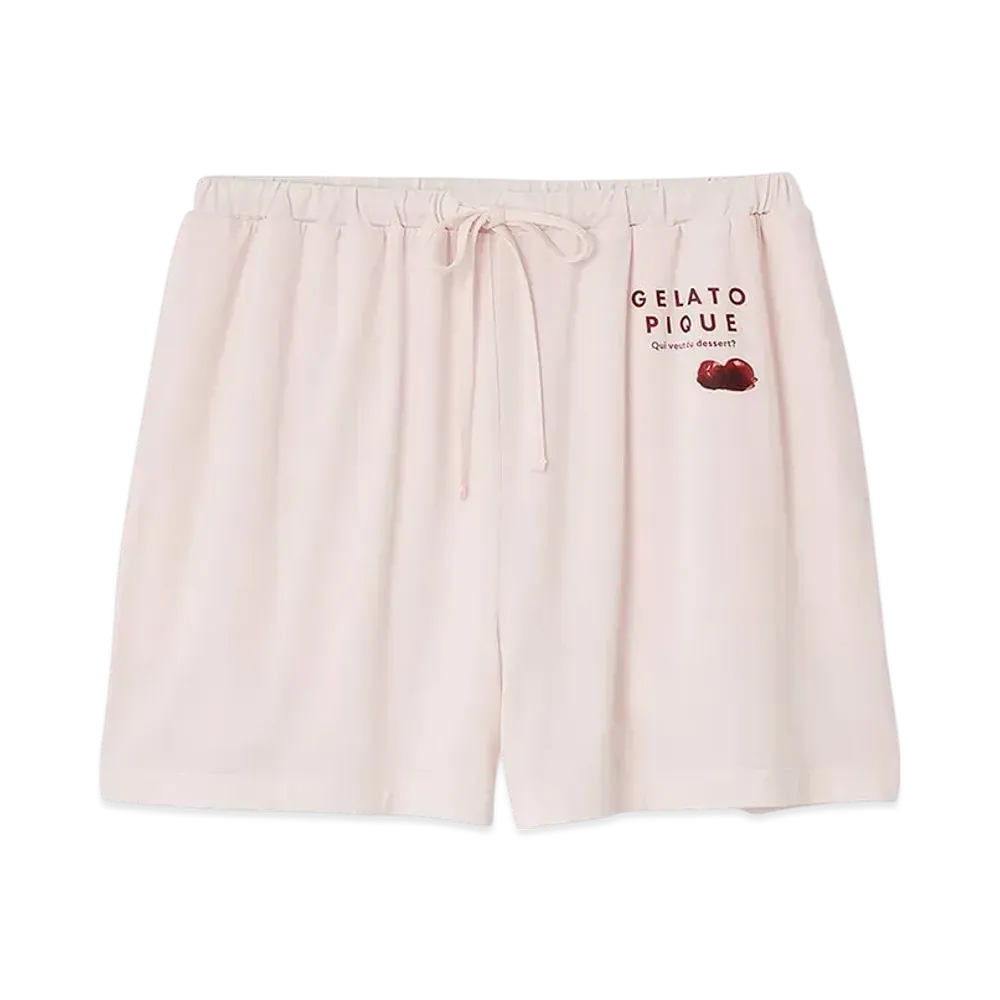GELATO PIQUE Cool Rayon Dessert Logo Shorts "Charcoal Gray"