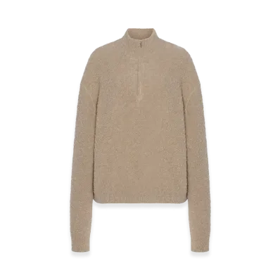 The Row Women's Lethara Cashmere, Alpaca and Silk Tops "Beige"