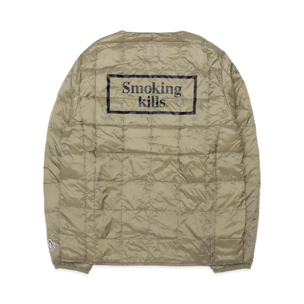 FR2 x TAION Crew Neck Button Down Jacket "Khaki"