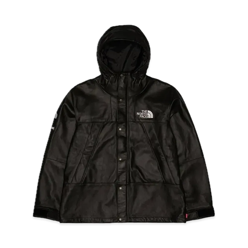 Supreme x The North Face Leather Mountain Parka "Black"
