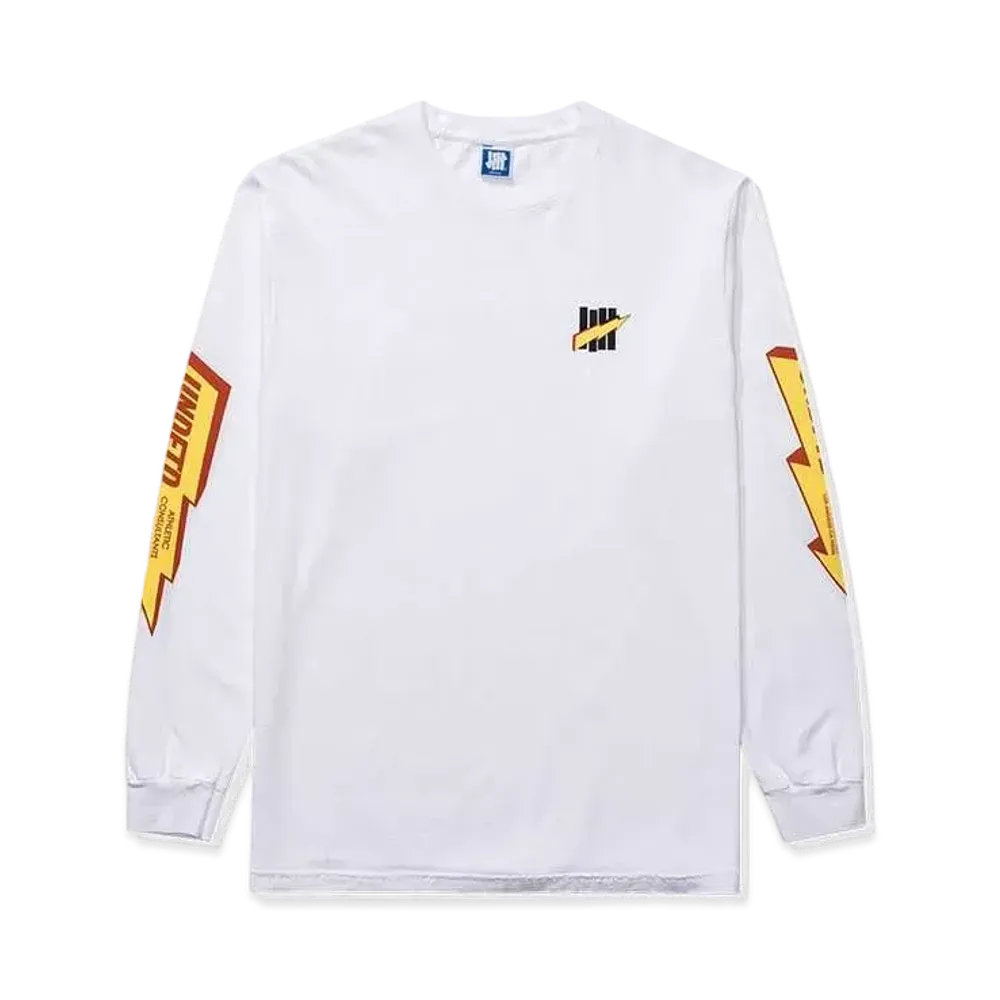 UNDEFEATED Flash L/S Tee - 80357 "White"