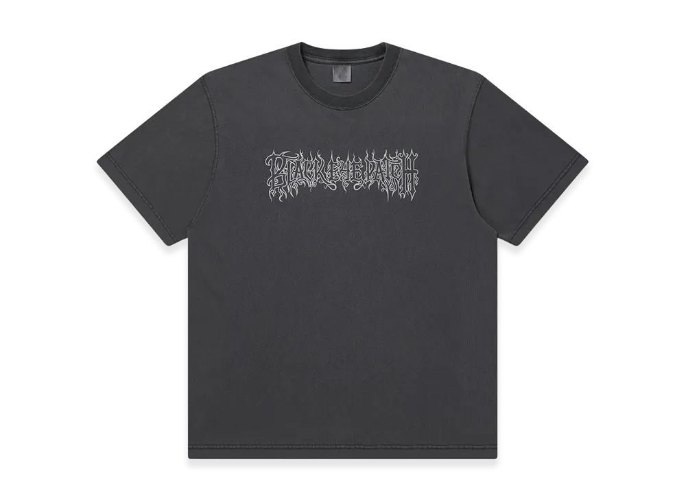 BlackEyePatch Black Metal Logo Tee "Washed Black"