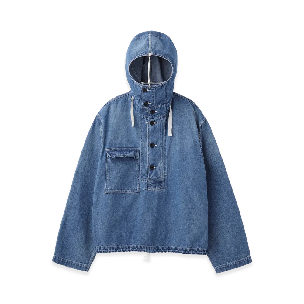 New Manual U.S. Navy Salvage Parka Denim "Indigo"