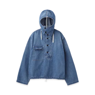 New Manual U.S. Navy Salvage Parka Denim "Indigo"