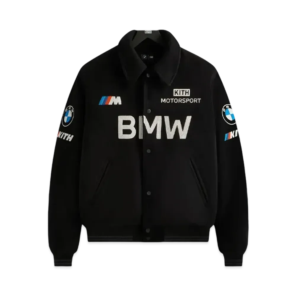 Kith x BMW Wool Coaches Jacket "Black"